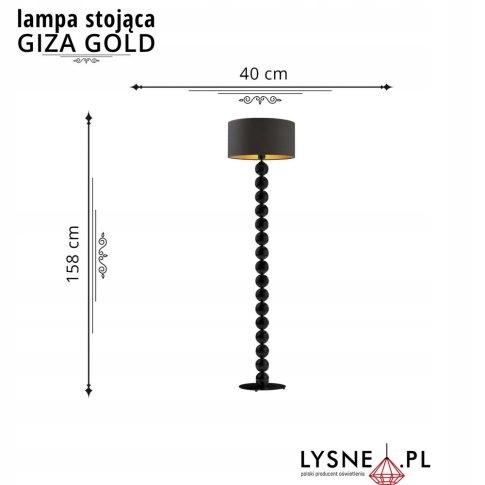 Lampa podłogowa stojąca GIZA GOLD