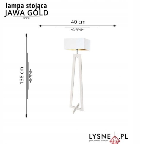 Lampa podłogowa stojąca JAWA GOLD