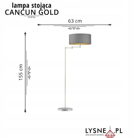 Lampa podłogowa stojąca CANCUN GOLD