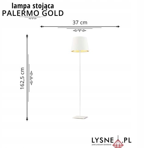 Lampa podłogowa stojąca PALERMO GOLD
