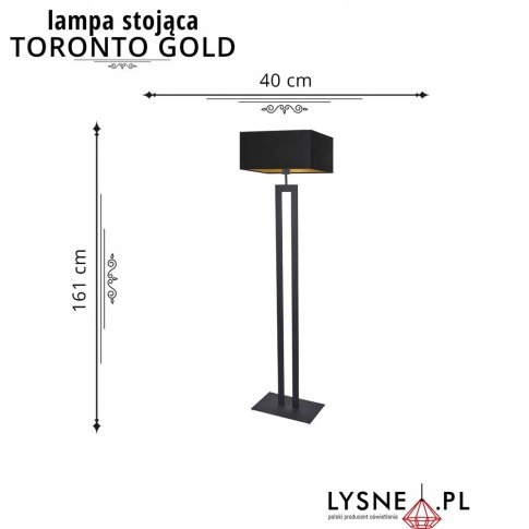 Lampa stojąca podłogowa TORONTO GOLD