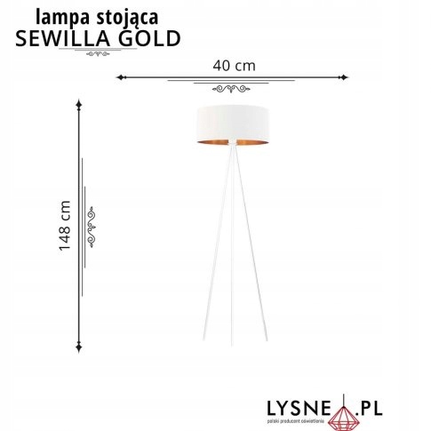 Lampa podłogowa stojąca SEWILLA GOLD
