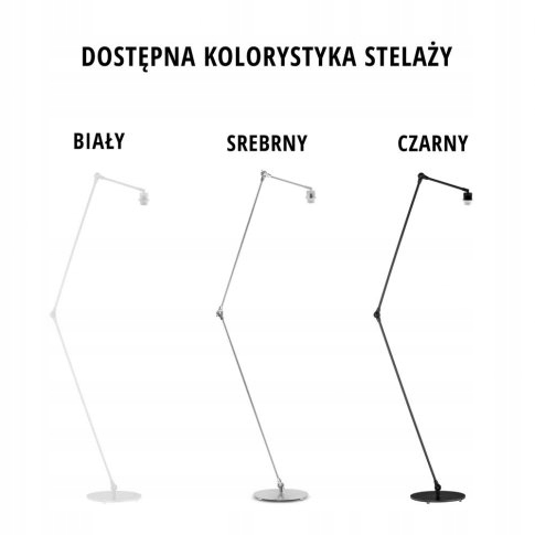 Designerska lampa podłogowa OSAKA