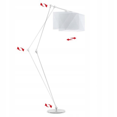 Designerska lampa podłogowa OSAKA