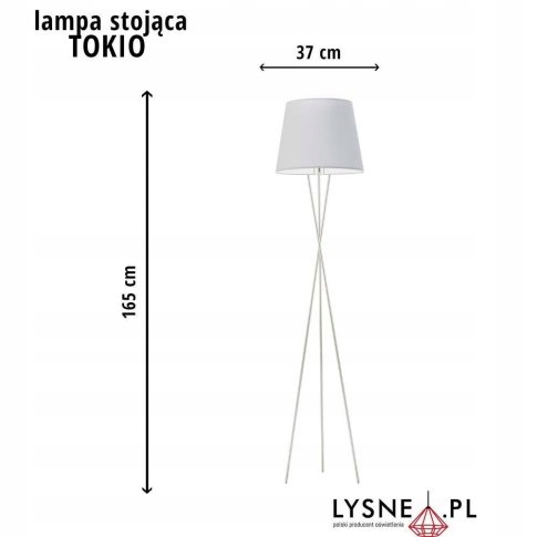 Lampa podłogowa trójnóg TOKIO