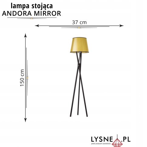 Lampa stojąca ANDORA MIRROR