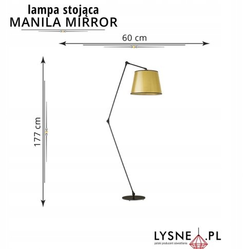 Lampa stojąca MANILA MIRROR