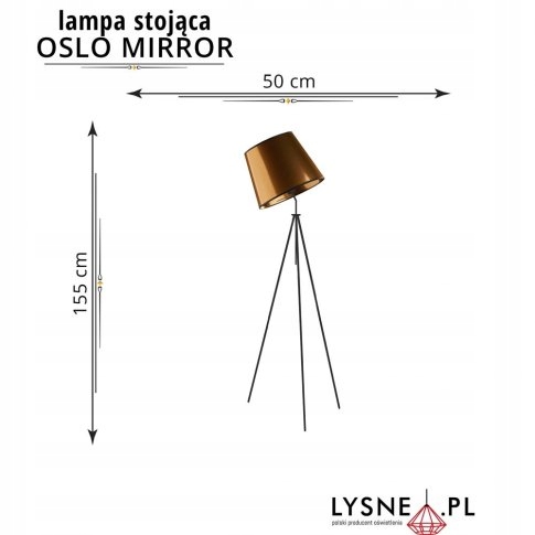 Lampa podłogowa OSLO MIRROR