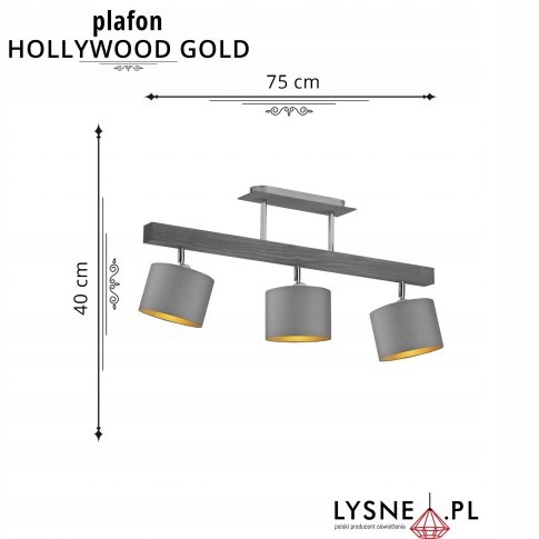 Plafon HOLLYWOOD GOLD