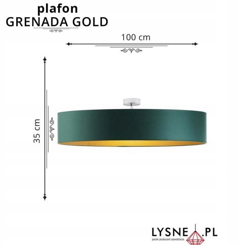 Plafon GRENADA fi - 100 cm GOLD