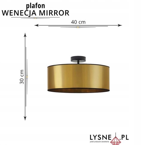 Plafon WENECJA MIRROR fi - 40 cm