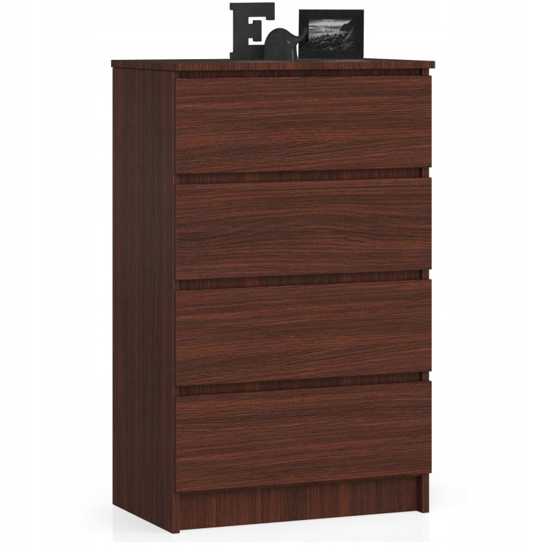 KOMODA K60 4 SZUFLADY WENGE
