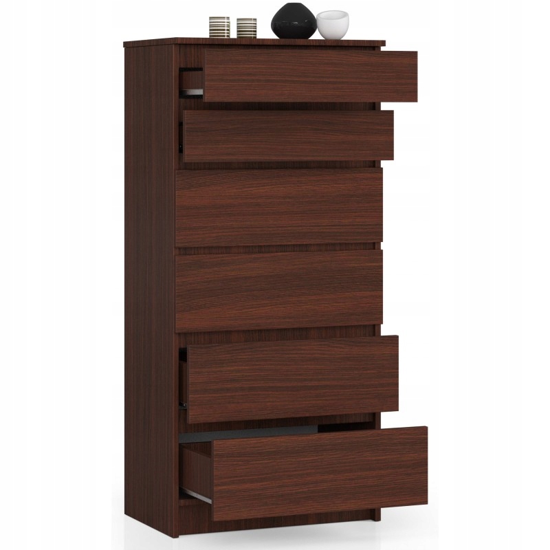 KOMODA K60 6 SZUFLAD WENGE