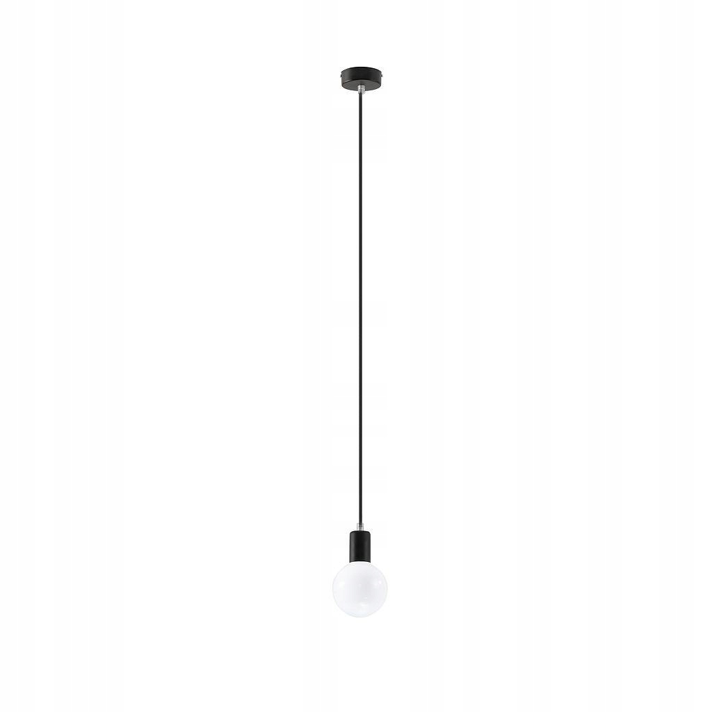 Lampa Wisząca EDISON Czarna