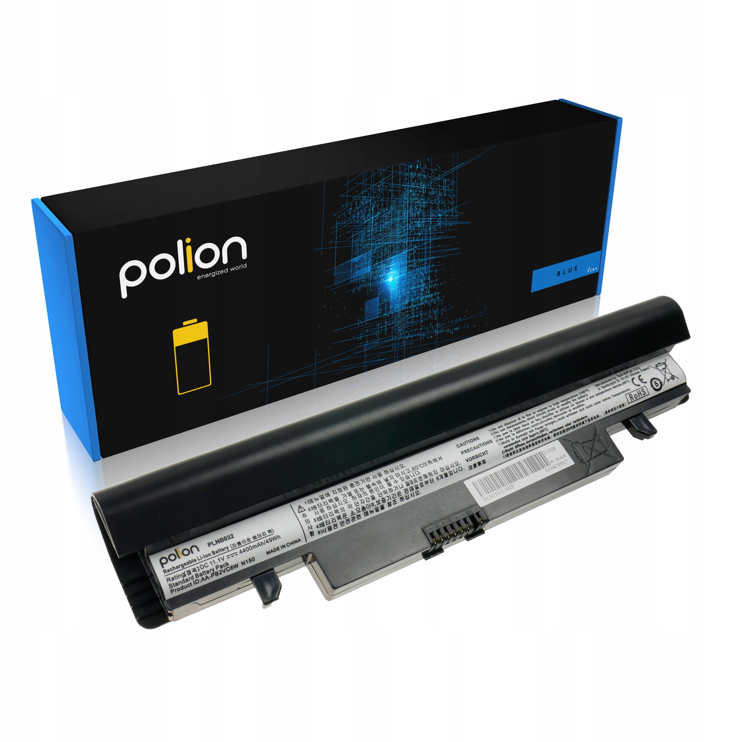 Baterie Polion AA-PB2VC6W pro notebooky SAMSUNG NP-N102 NP-N143 NP-N150 4400mAh