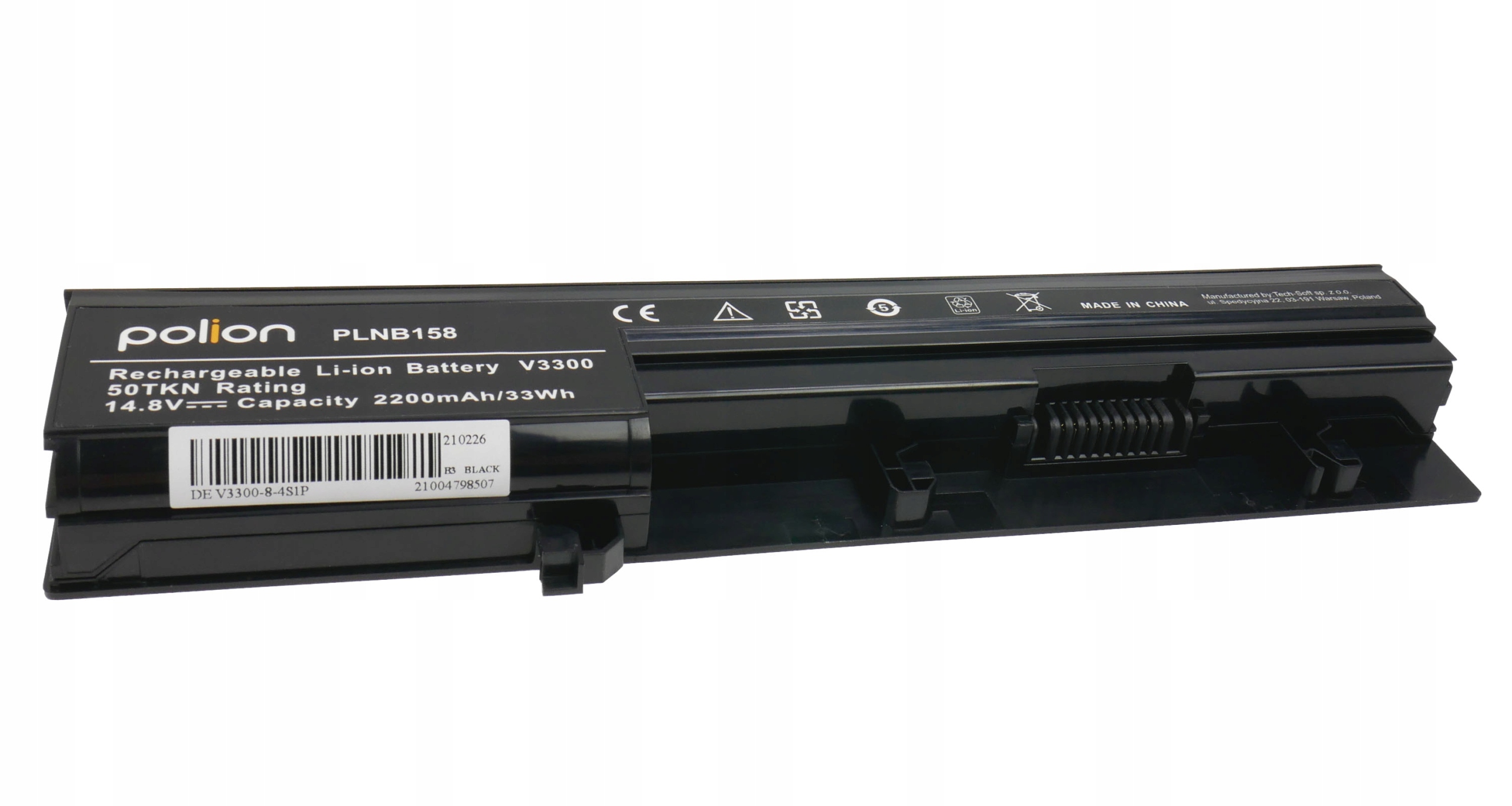 Baterie Polion GRNX5 pro notebooky DELL 50TKN 93G7X Vostro 3300 3350 2200mAh