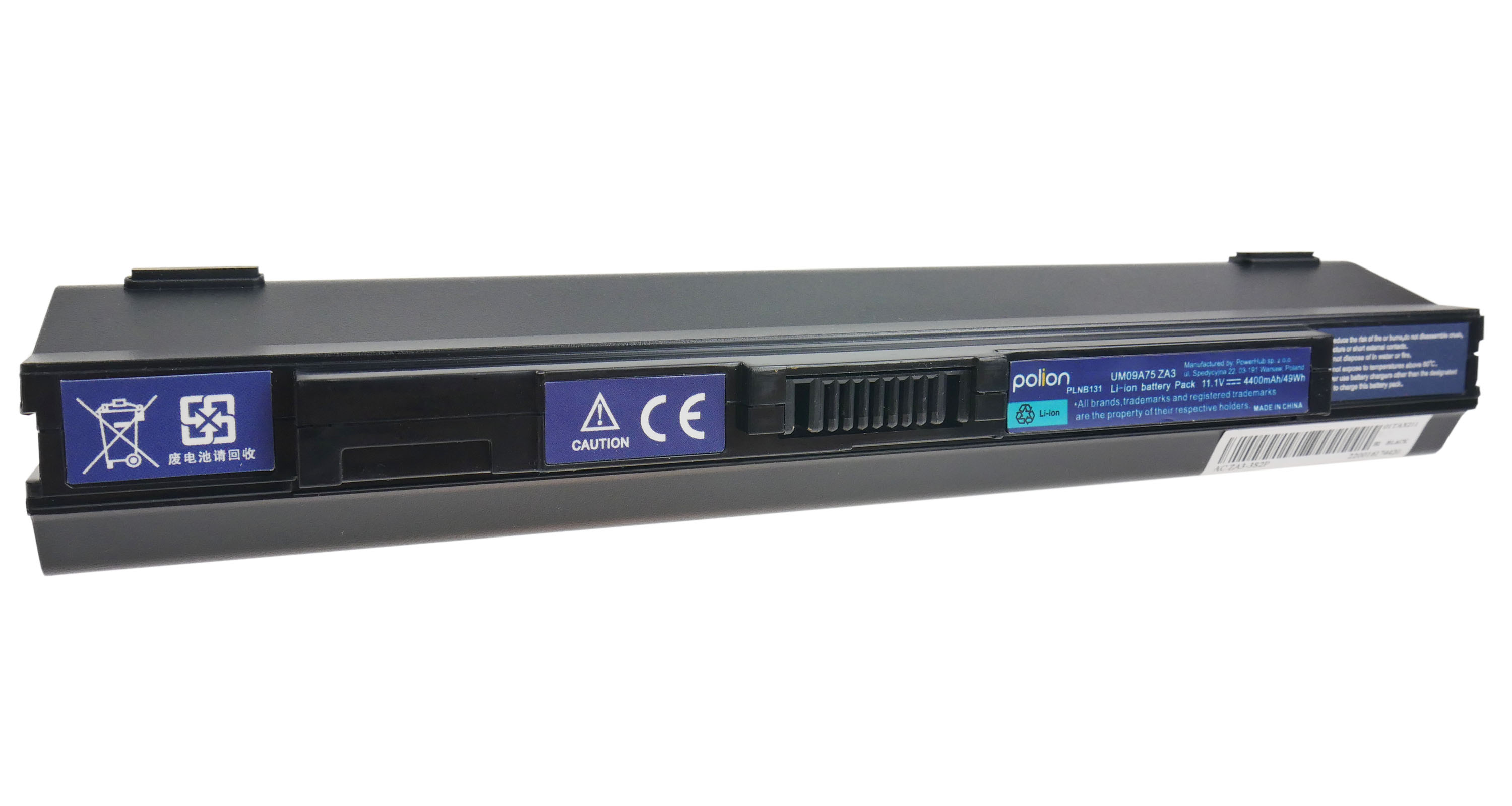 Baterie Polion UM09A73 pro notebooky ACER Aspire Aspire One 531H 751 AO531H 4400mAh