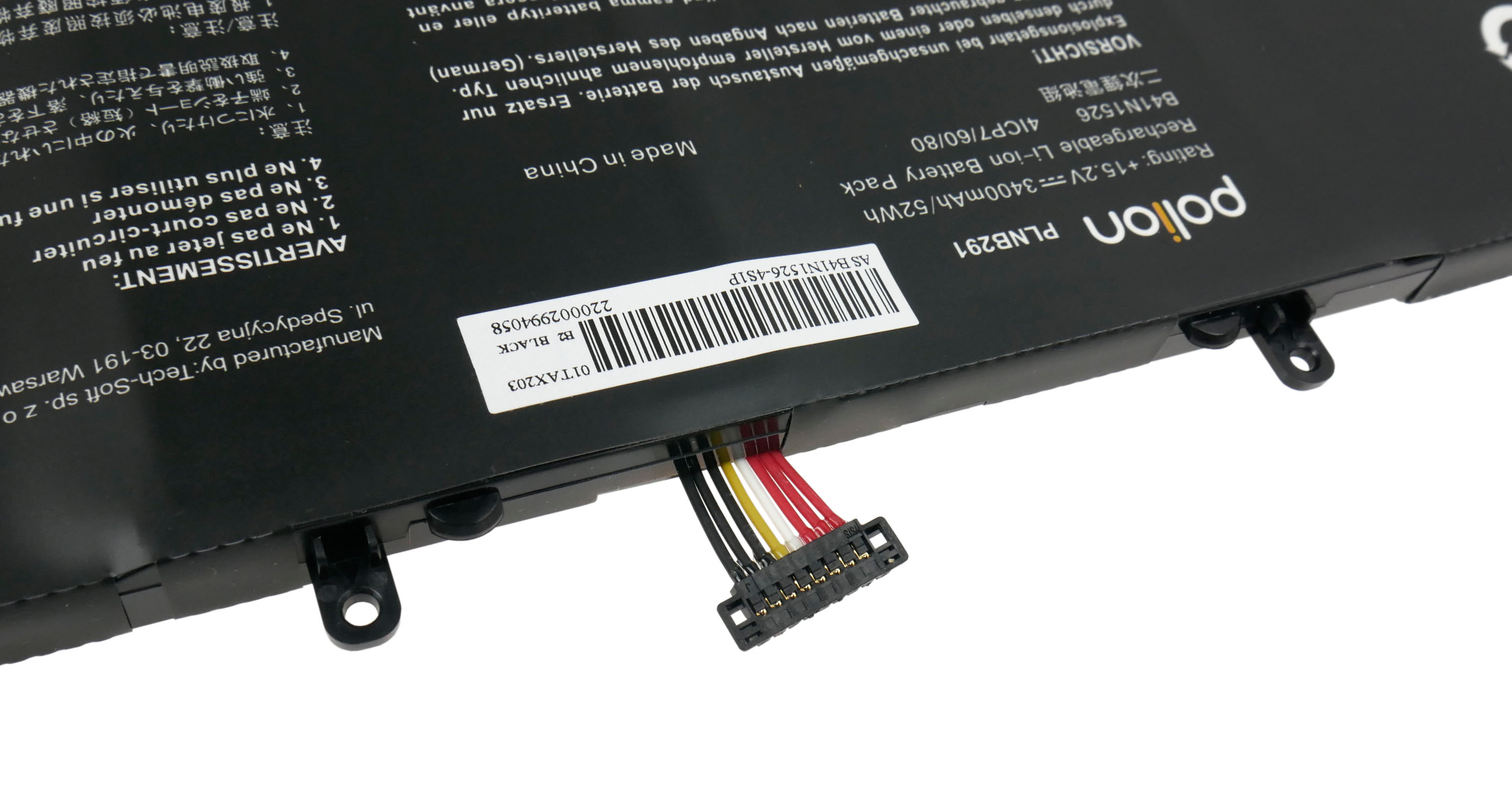 Baterie Polion B41N1526 pro notebooky ROG Strix GL502VM GL502VT 3400mAh