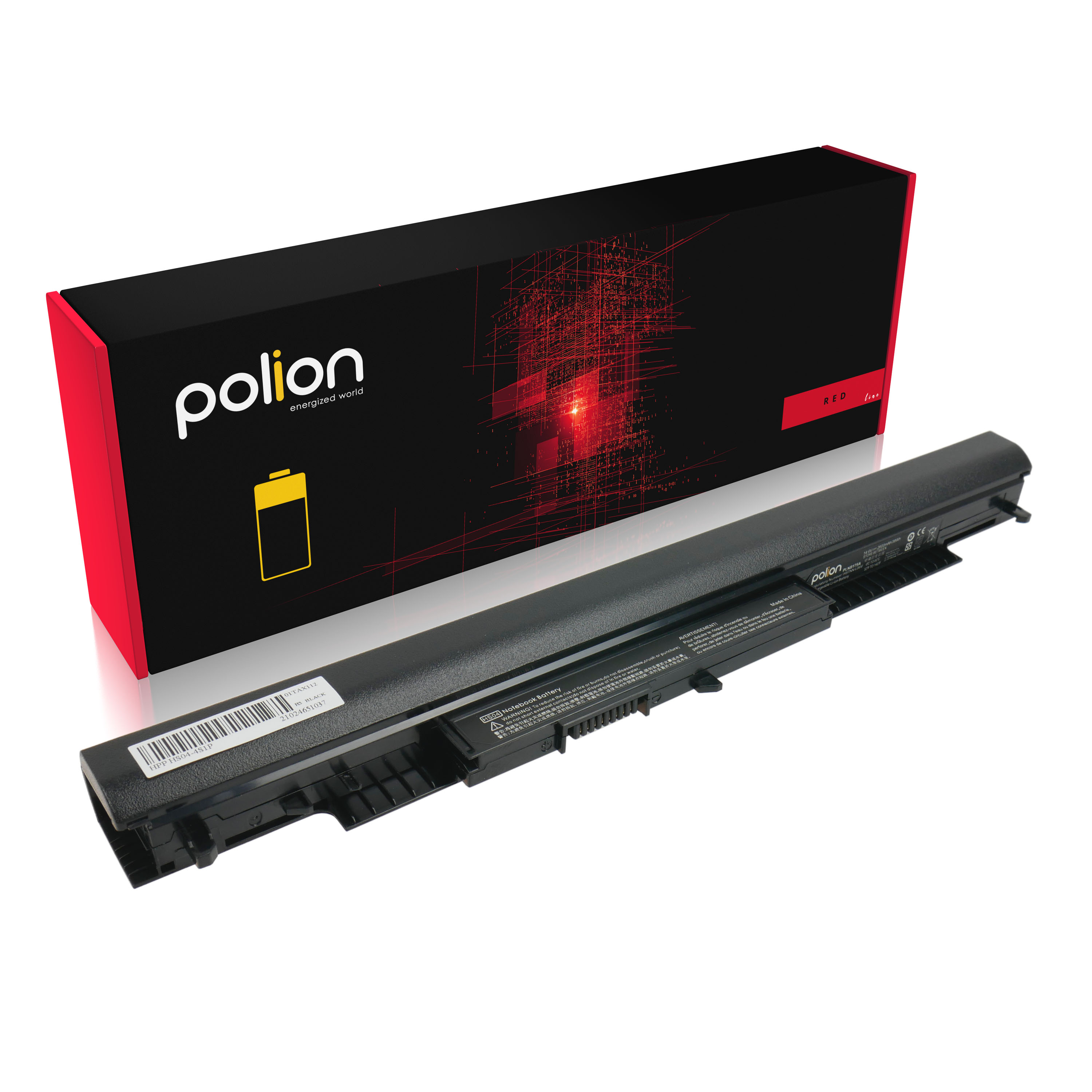 Baterie Polion HS04 pro notebooky HP HS03 HSTNN-LB6U HSTNN-LB6V - 14,6V 2600mAh 38Wh