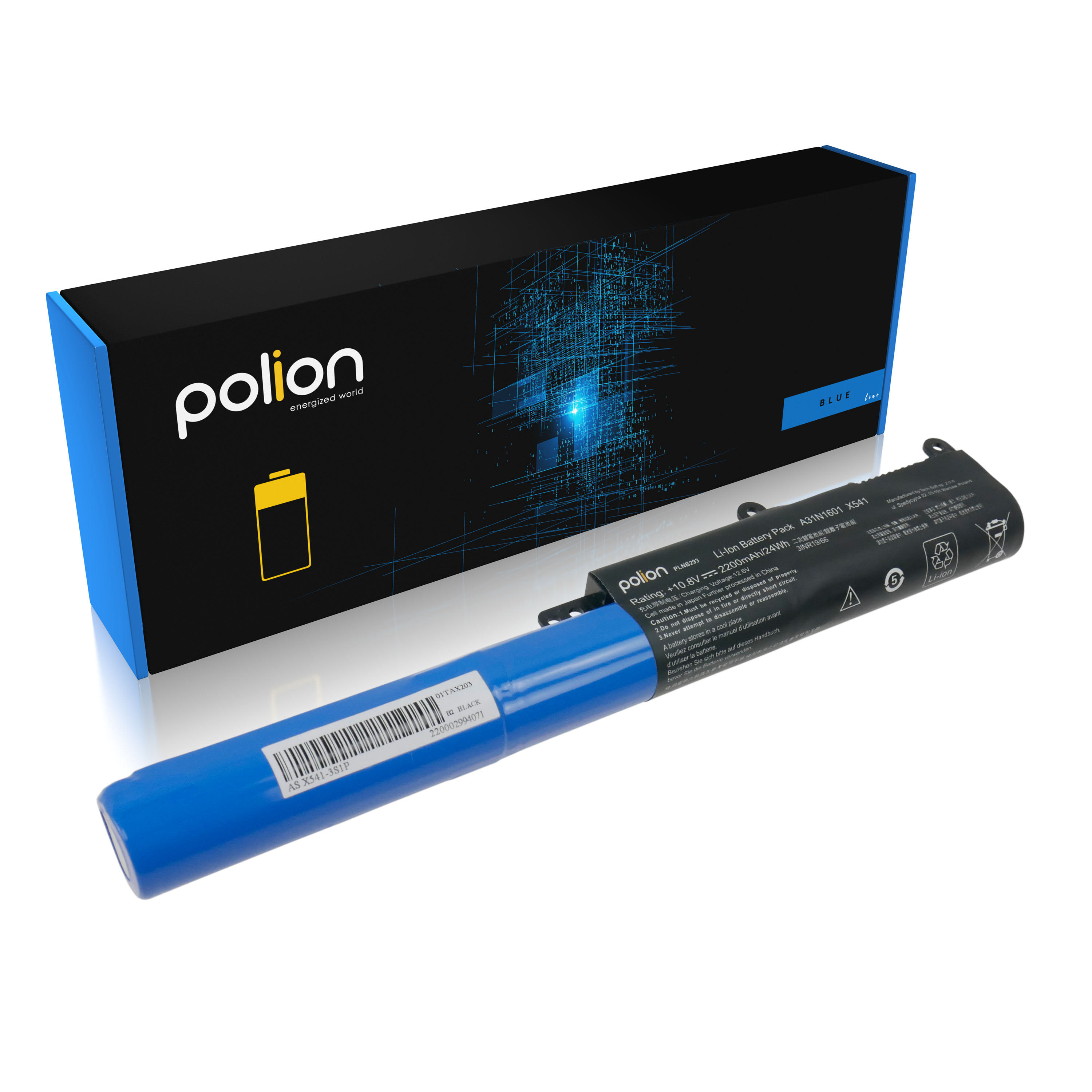 Baterie Polion A31N1601 pro notebooky ASUS D541 R541 Vivobook Max F541 X541 2200mAh