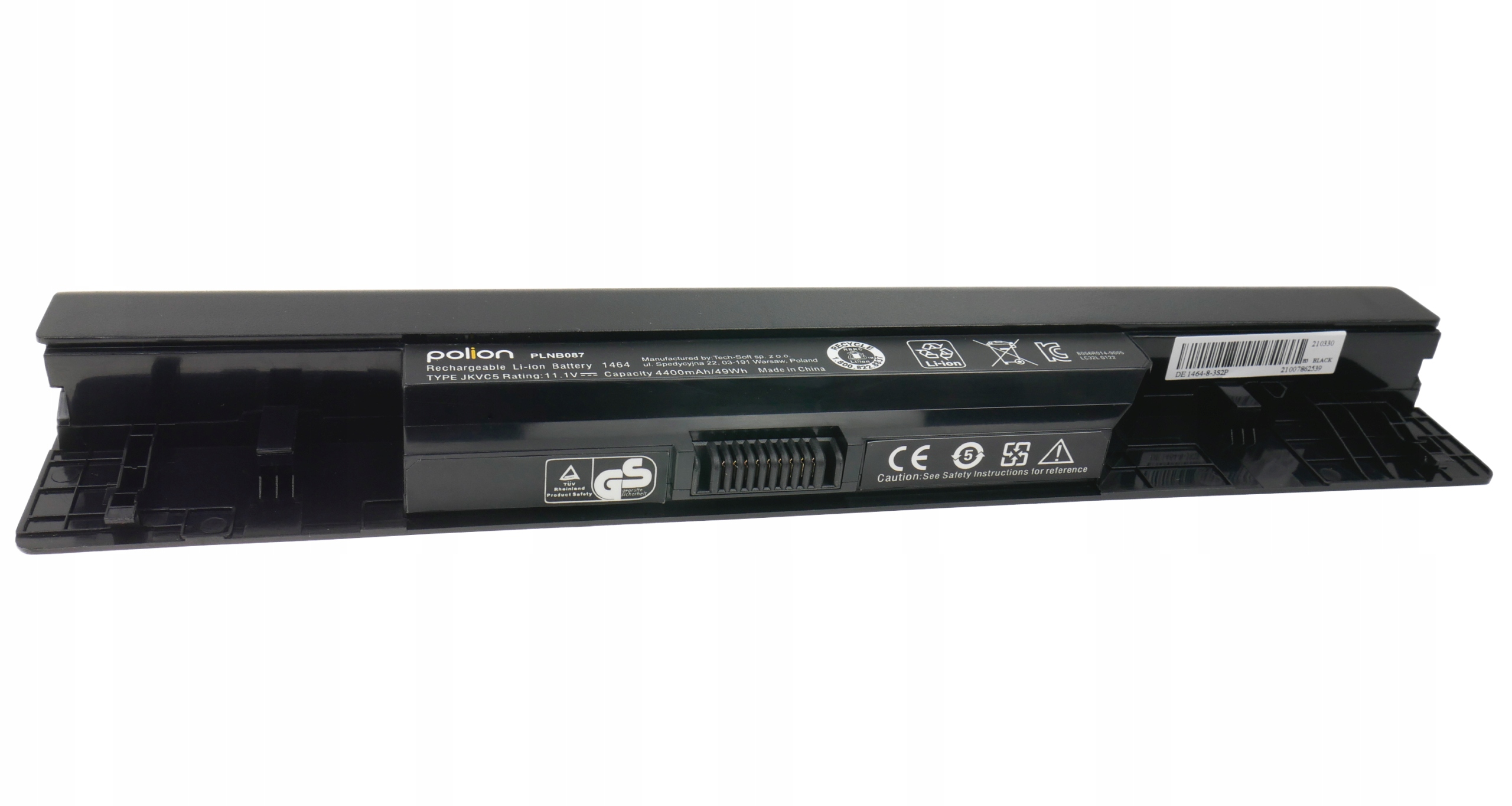 Baterie Polion JKVC5 pro notebooky DELL Inspiron 1464 1564 1764 4400mAh