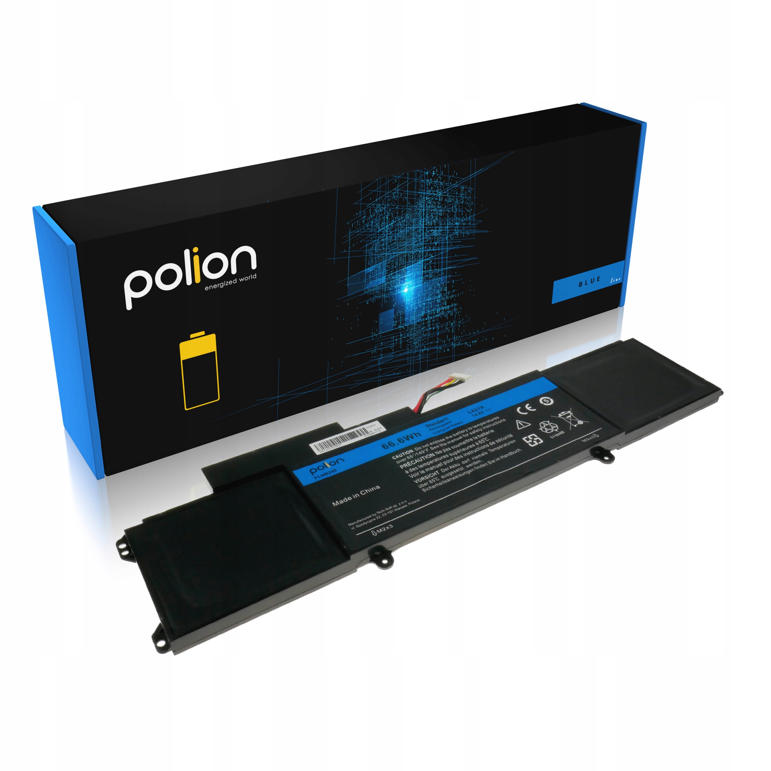 Baterie Polion 4RXFK pro notebooky XPS 14 L421x P30G P30G001 4500mAh