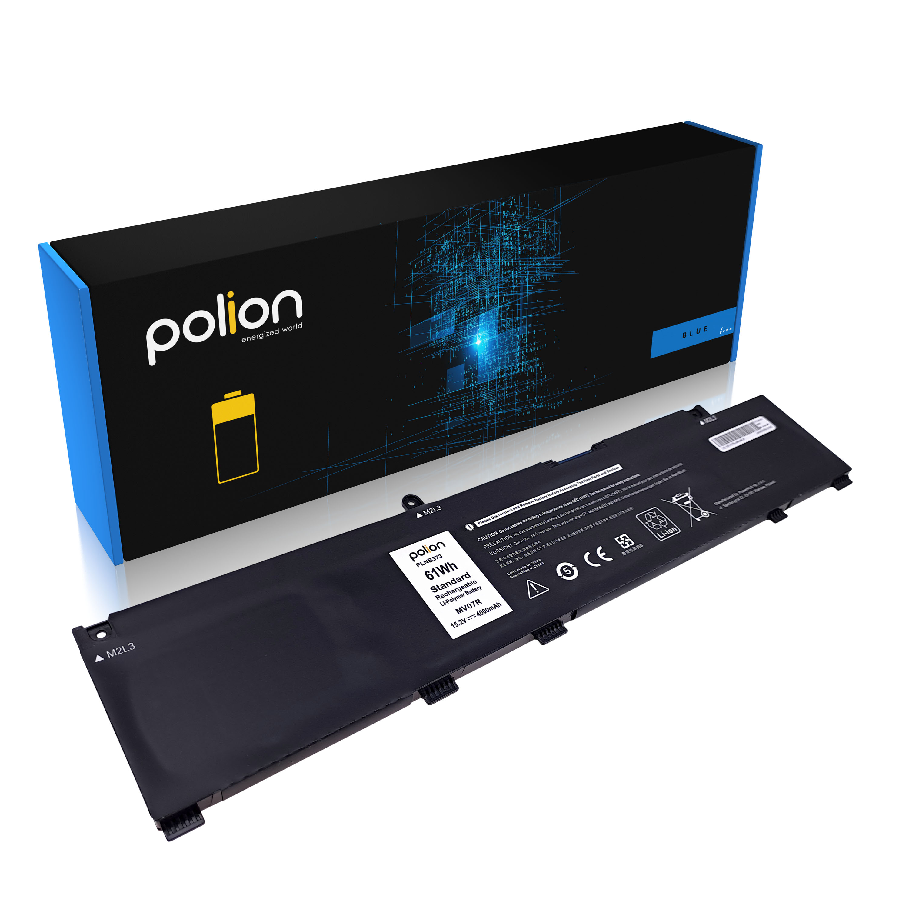Baterie Polion MV07R pro notebooky DELL G3 15 3700 3790 G5 15 5500 5505 - 4000mAh 61Wh