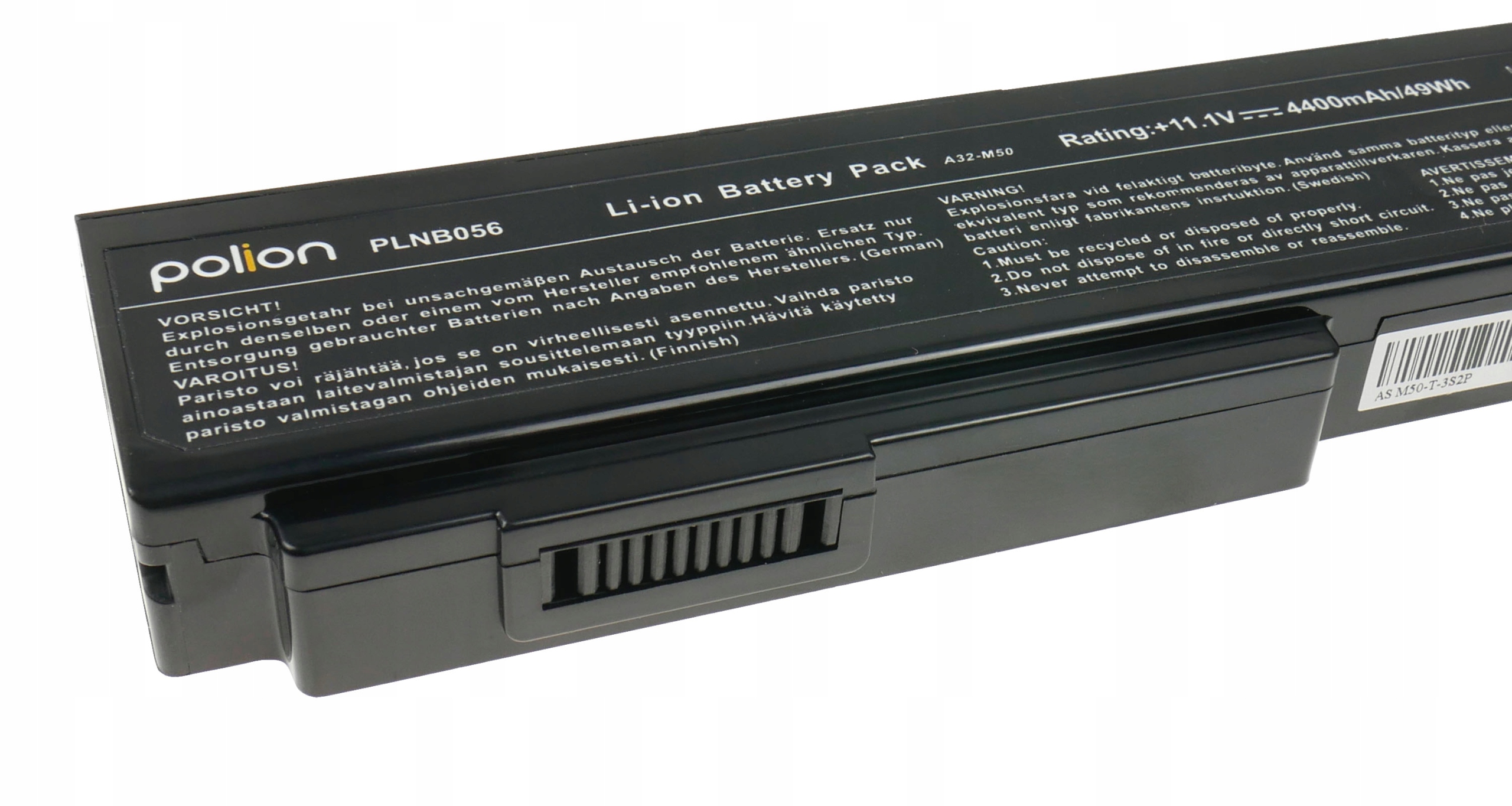 Baterie Polion A32-M50 pro notebooky ASUS G50 G51 G60 L50 M50 M60 N61JV N61VG 4400mAh