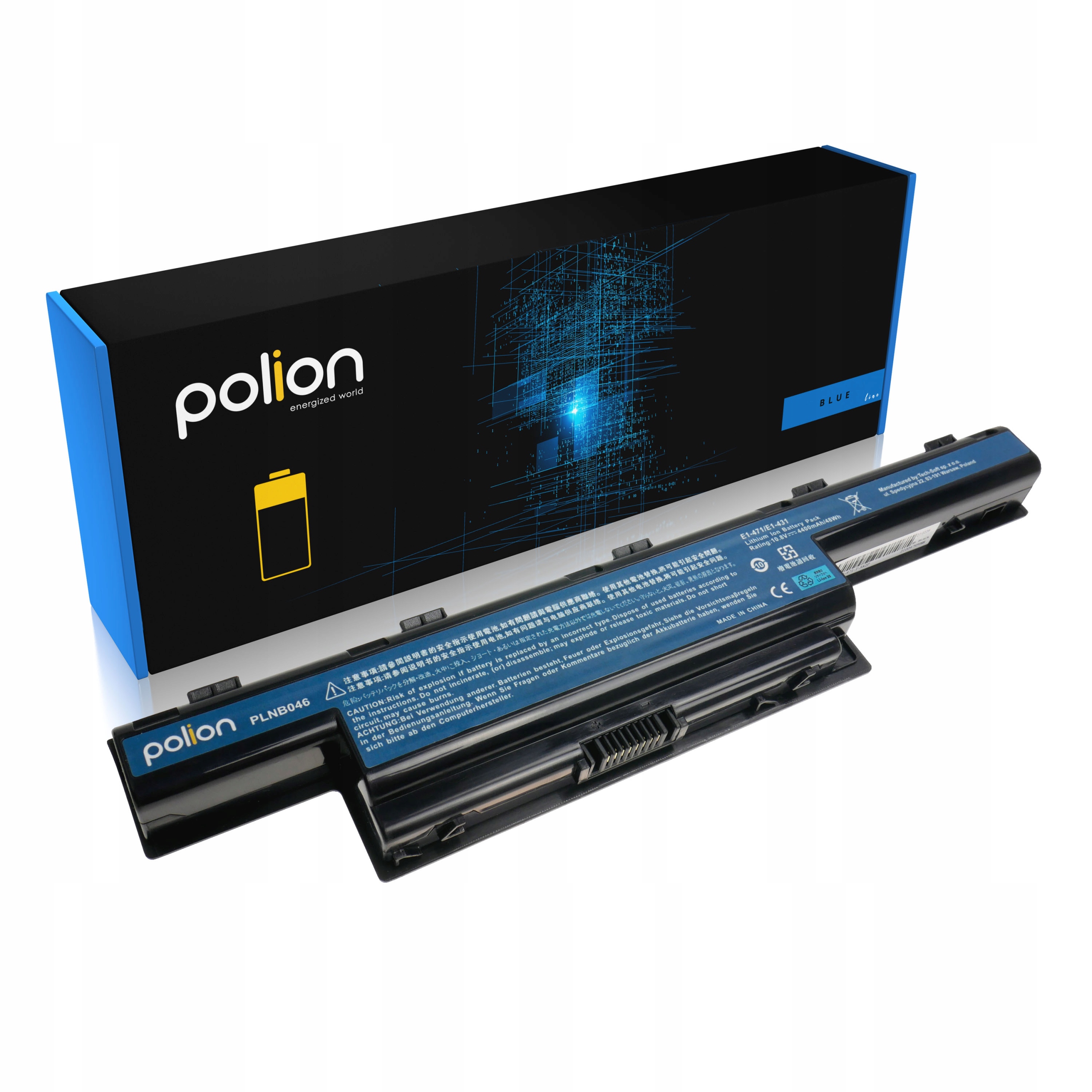Baterie Polion AS10D31 pro notebooky ACER Aspire AS10D41 AS10D51 AS10D61 - 4400mAh 48Wh