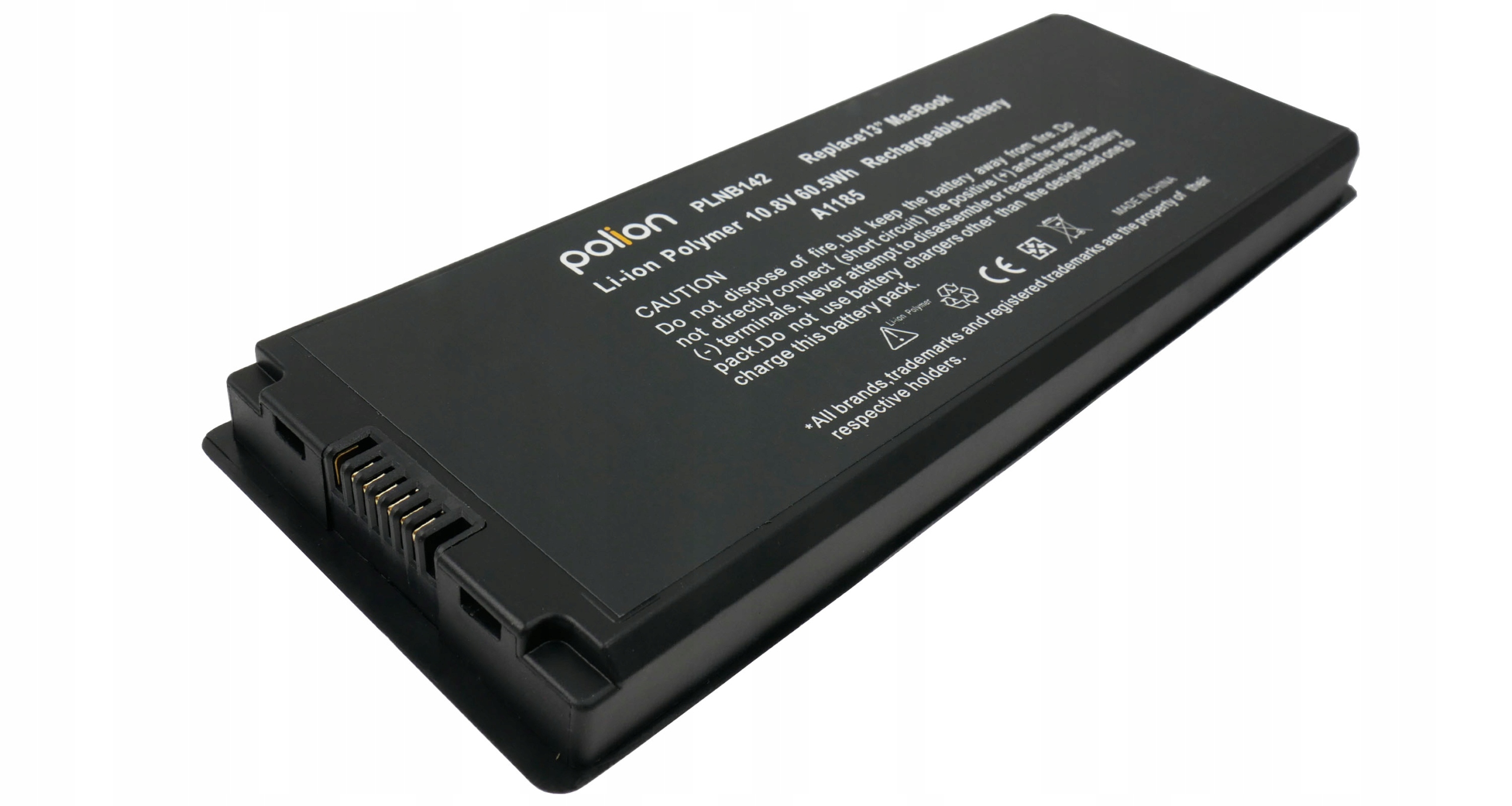 Baterie Polion A1181 pro notebooky APPLE A1185 MA561 MA701MacBook 13'' 5600mAh