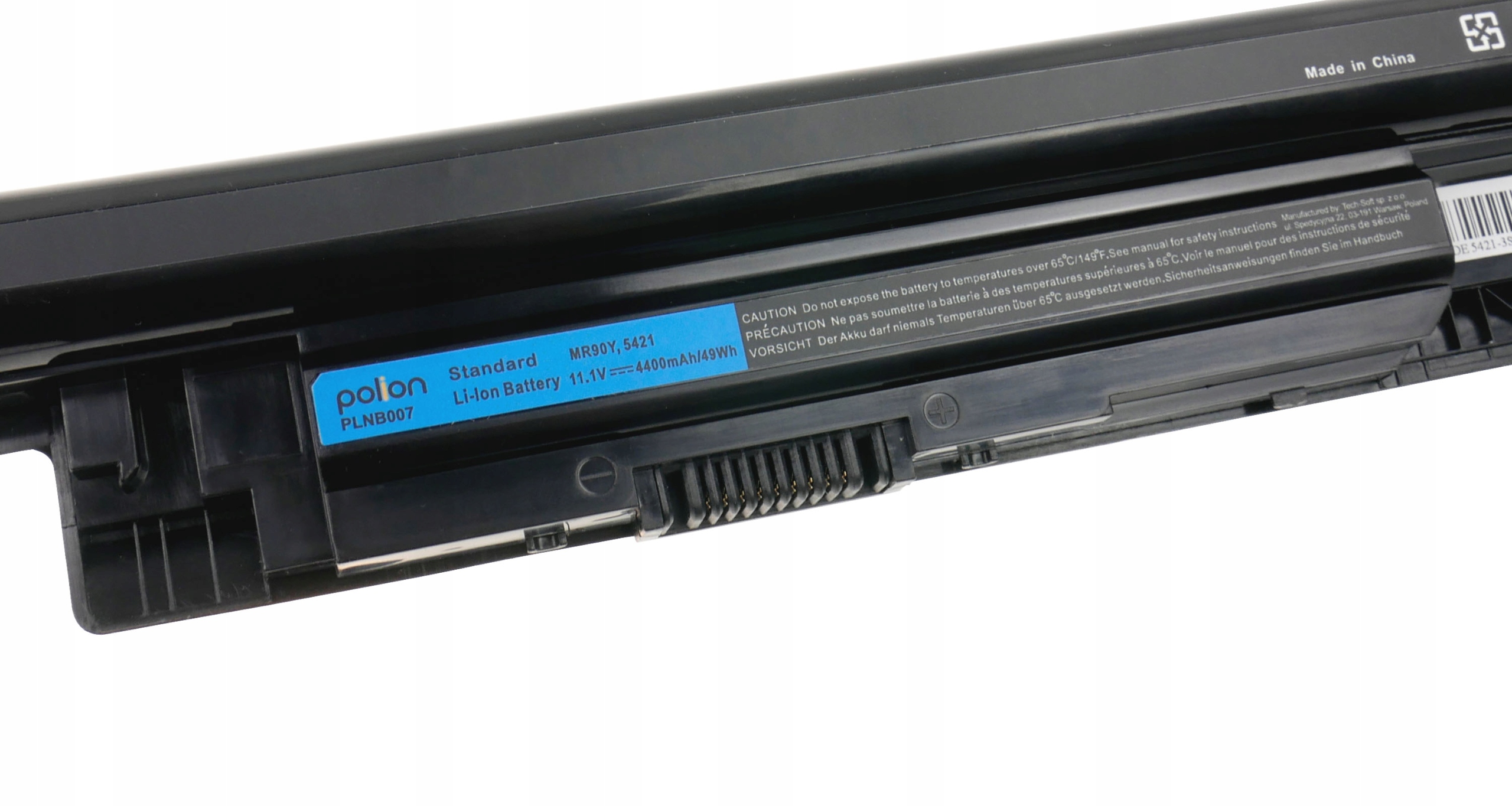 Baterie Polion MR90Y pro notebooky DELL Inspirion 3421 3521 3537 5537 5735 4400mAh