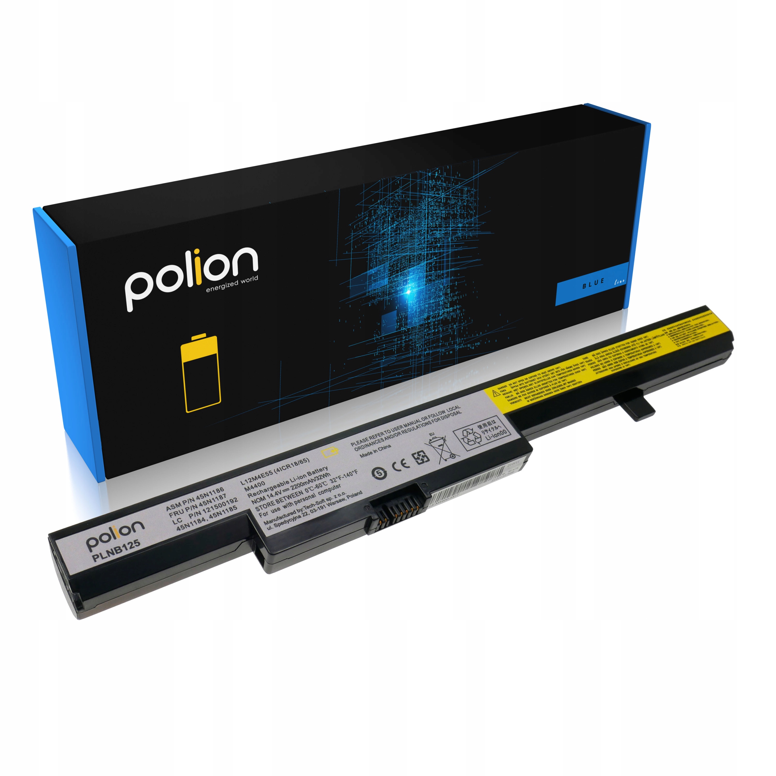 Baterie Polion 45N1186 pro notebooky LENOVO B50-30 B50-70 B50-80 - 2200mAh 32Wh