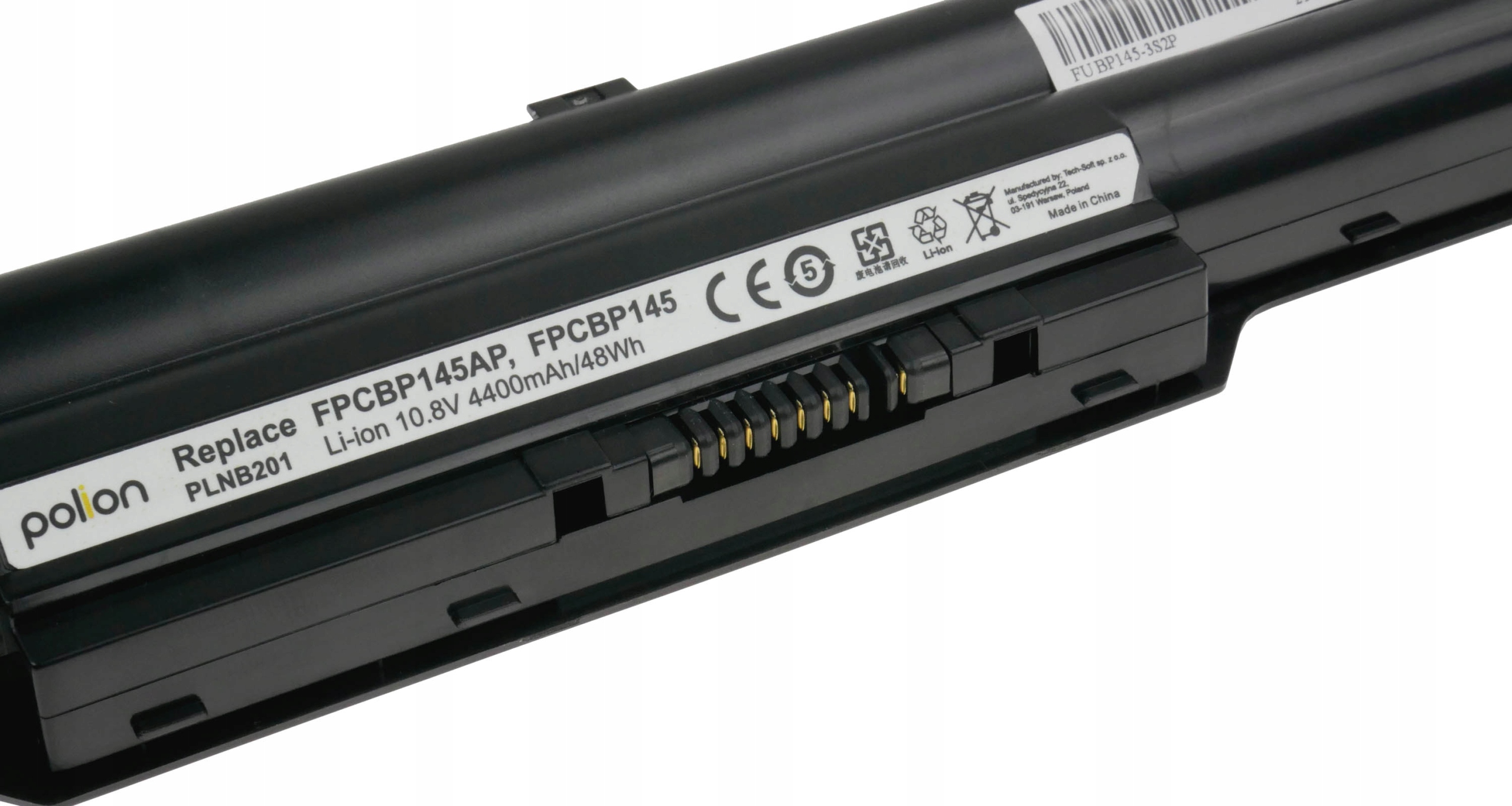 Baterie Polion FPCBP145 pro notebooky FUJITSU LifeBook AH52 AH77 4400mAh