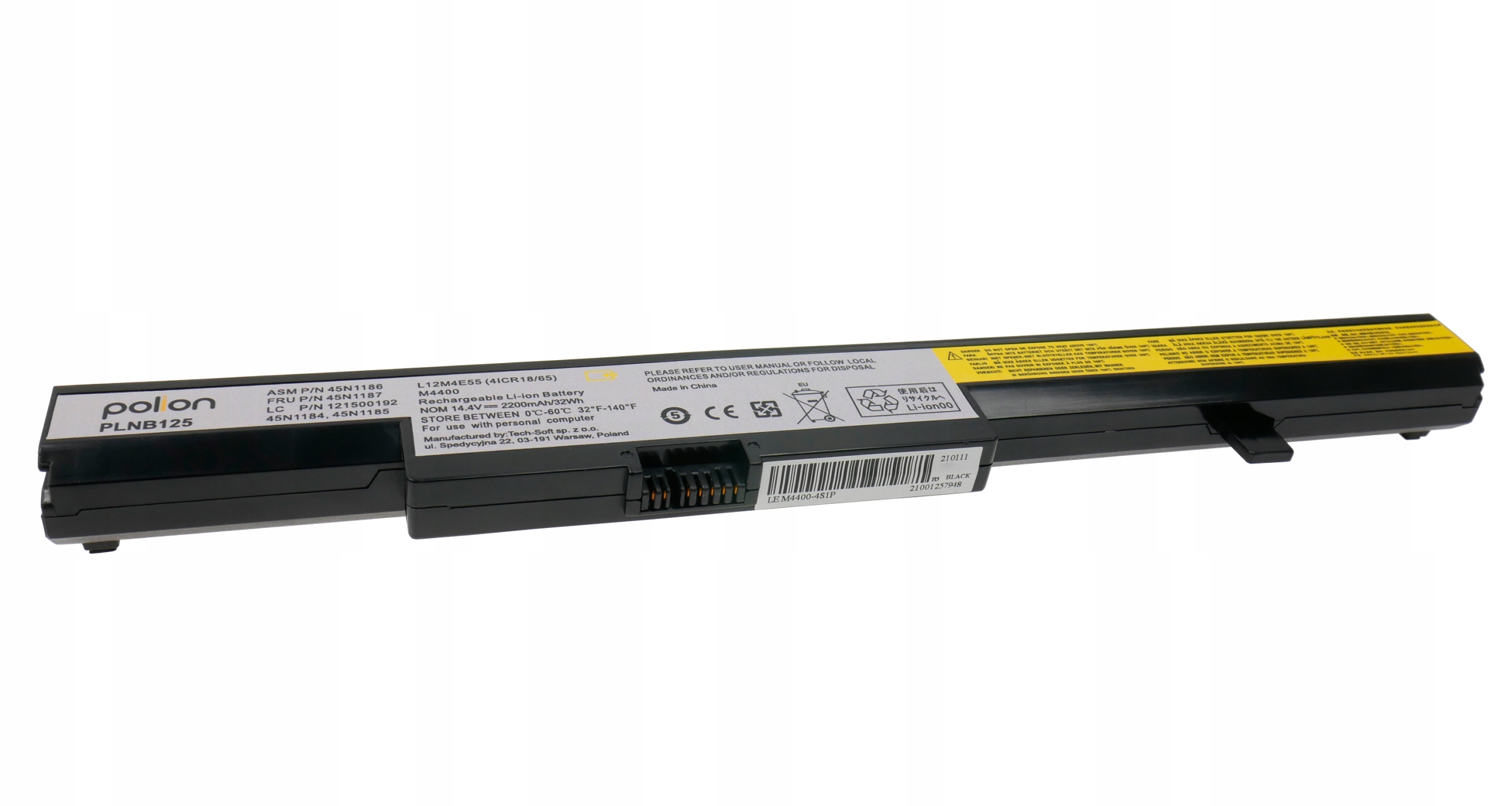 Baterie Polion 45N1186 pro notebooky LENOVO B50-30 B50-70 B50-80 - 2200mAh 32Wh