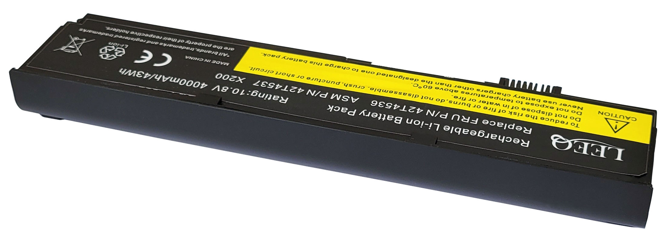 Baterie LEEQ 42T4536 pro notebooky LENOVO ThinkPad X200 X200s X201 X201i - 4000mAh 43Wh