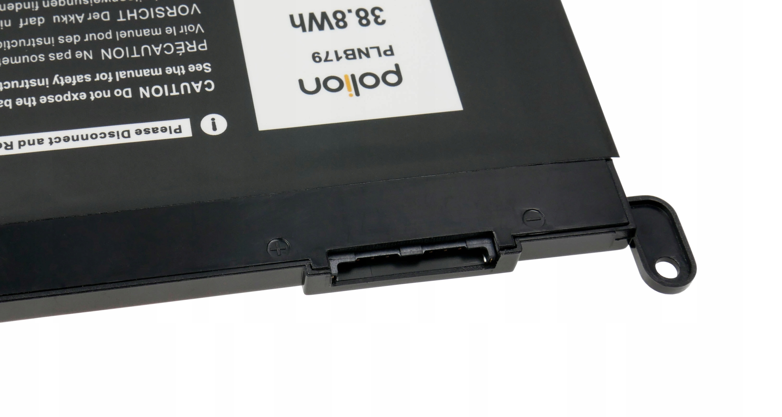 Baterie Polion WDX0R pro notebooky DELL Latitude Inspiron 11 13 14 Vostro 14 3400mAh