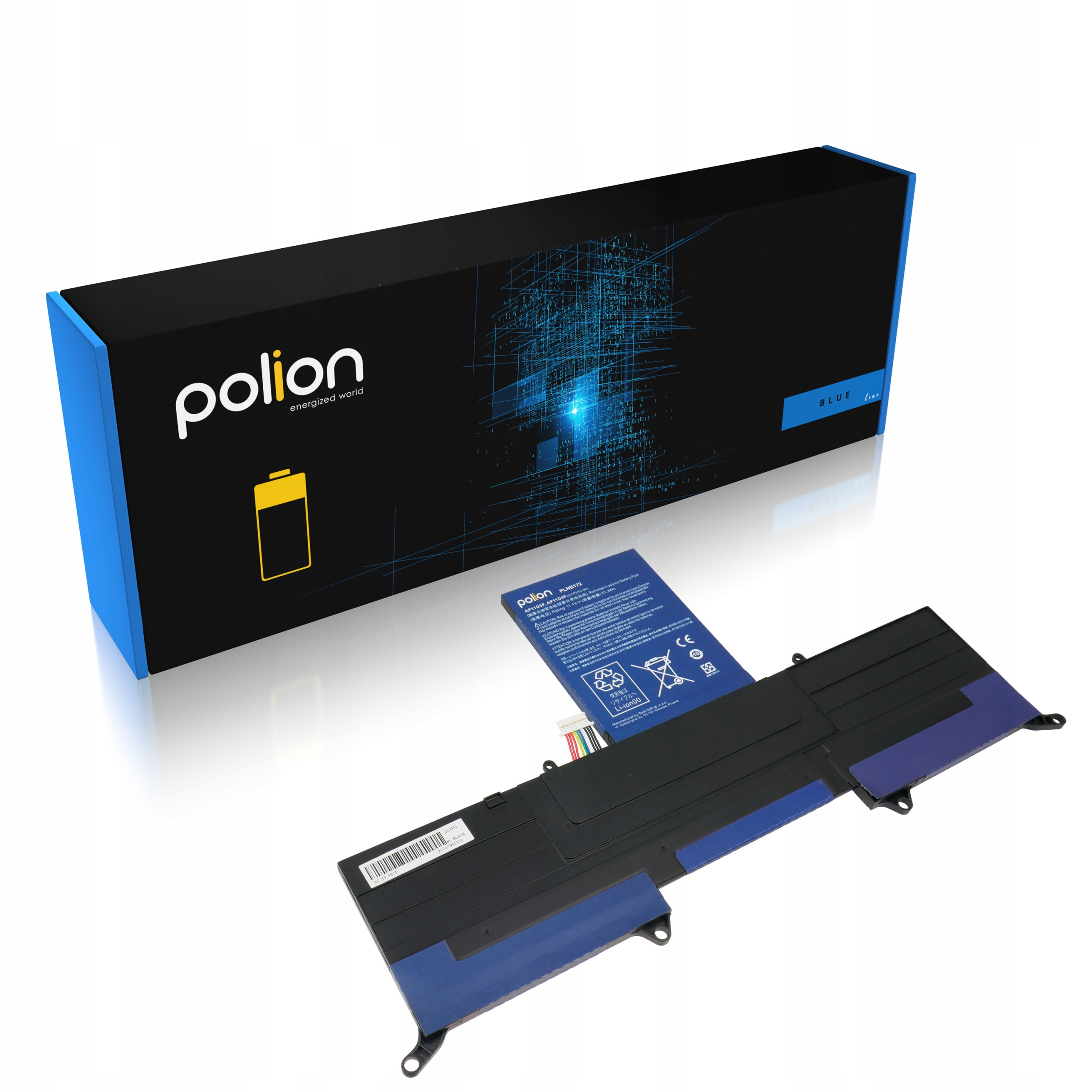 Baterie Polion AP11D3F pro notebooky ACER Aspire S3-331 S3-391 S3-951 MS2346 - 3000mAh 33Wh