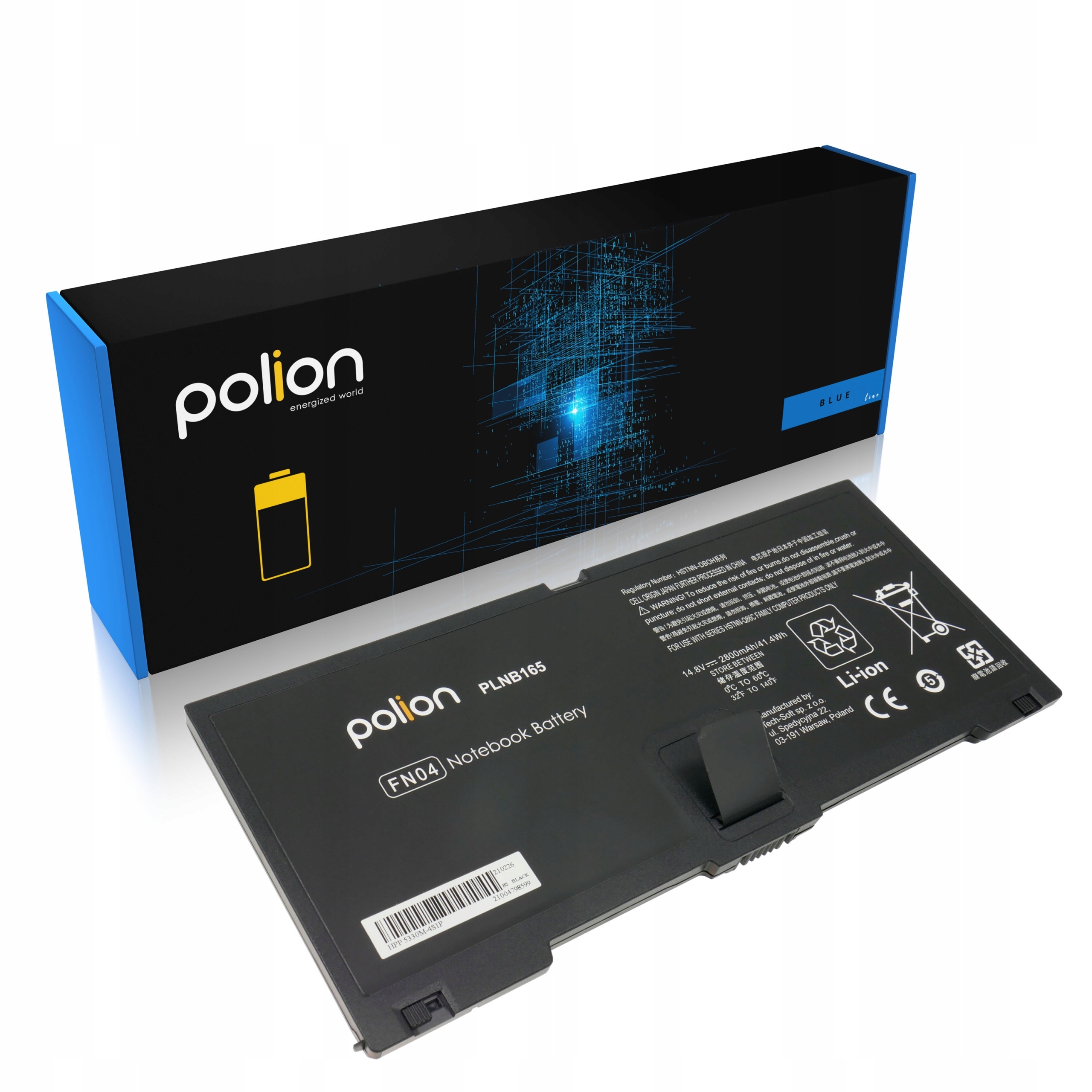 Baterie Polion FN04 pro notebooky HP ProBook 5330M 2800mAh