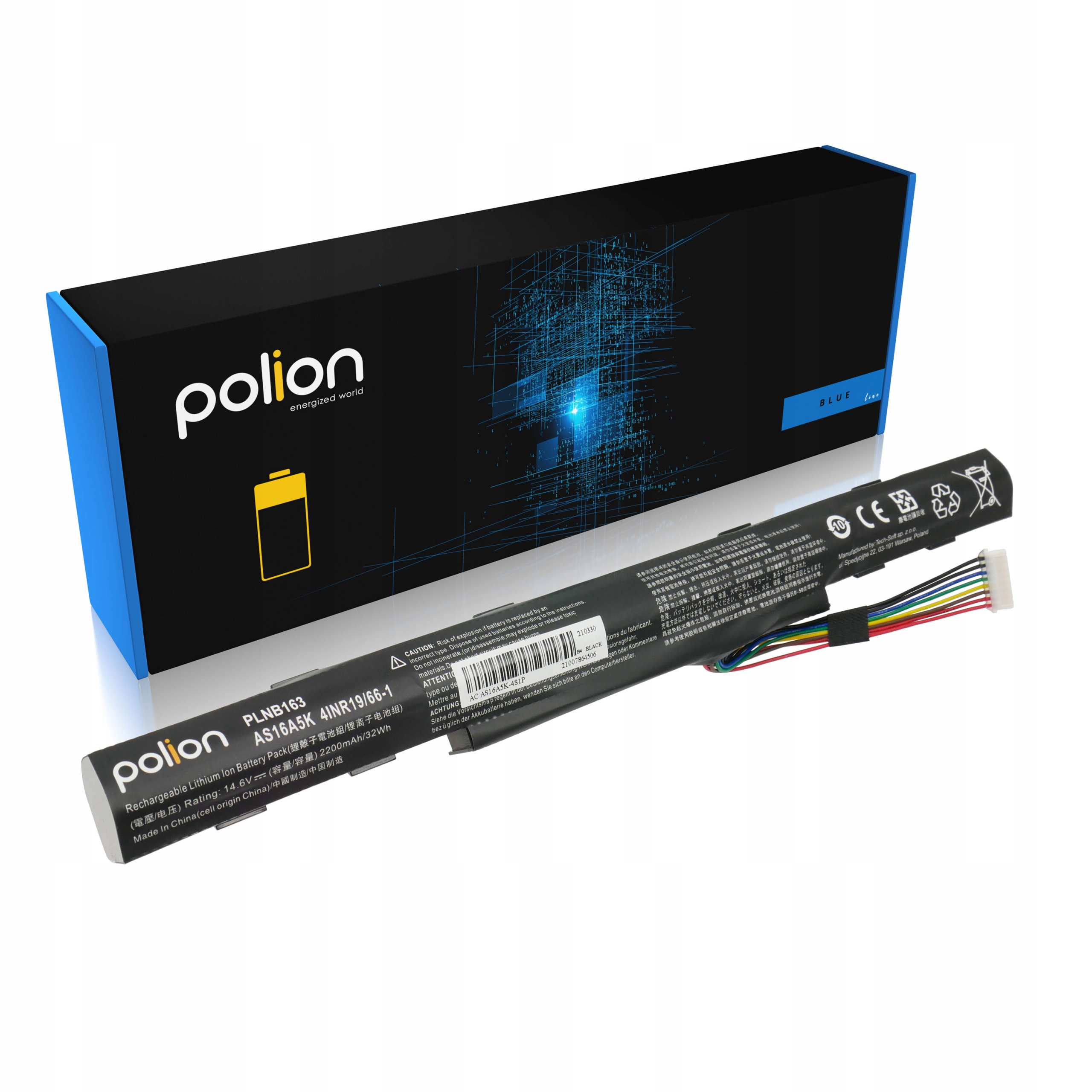 Baterie LEEQ LB163 pro notebooky ACER AS16A5K Aspire E E15 E5 F5 2200mAh