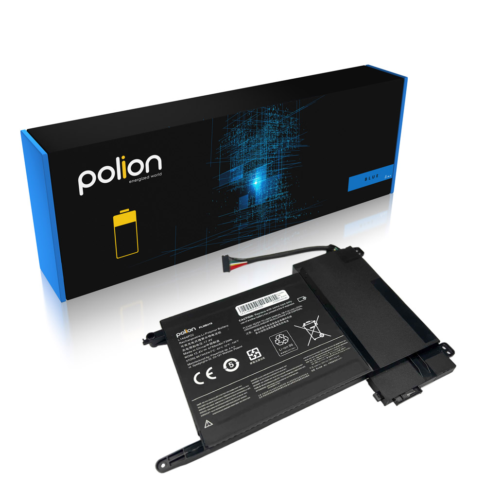 Baterie Polion L14S4P22 pro notebooky LENOVO IdeaPad Y700 17ISK 15ISK 15ACZ 4750mAh