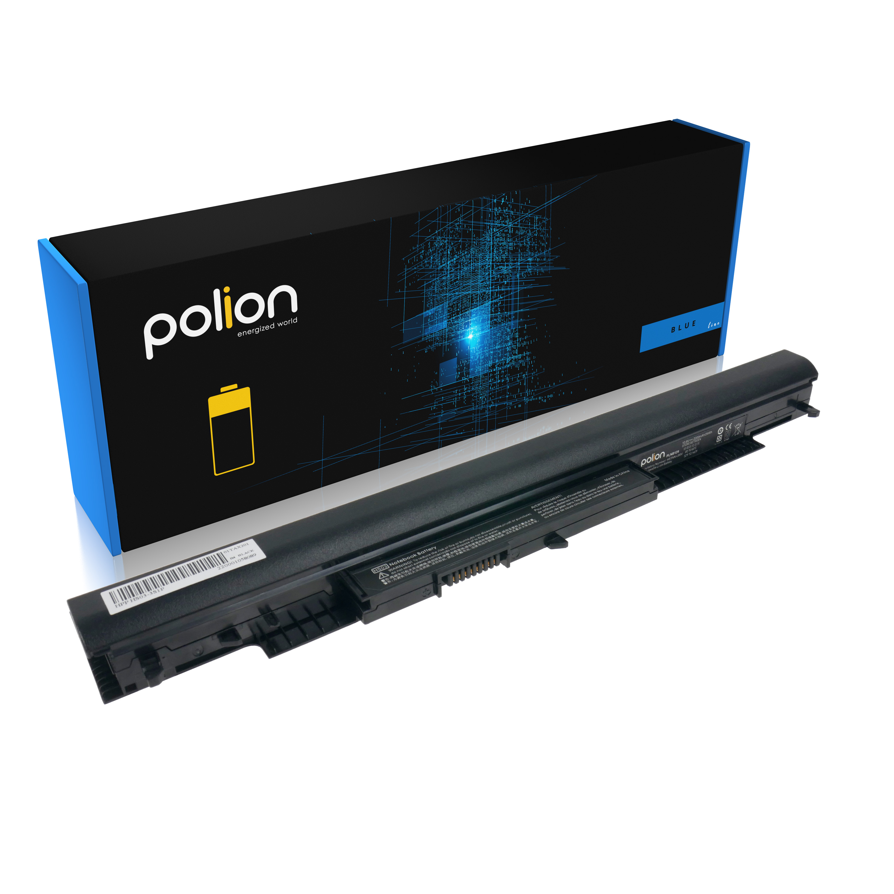 Baterie Polion HS03 pro notebooky HP HS04 HSTNN-LB6U HSTNN-LB6V - 10,8V 2200mAh 24Wh