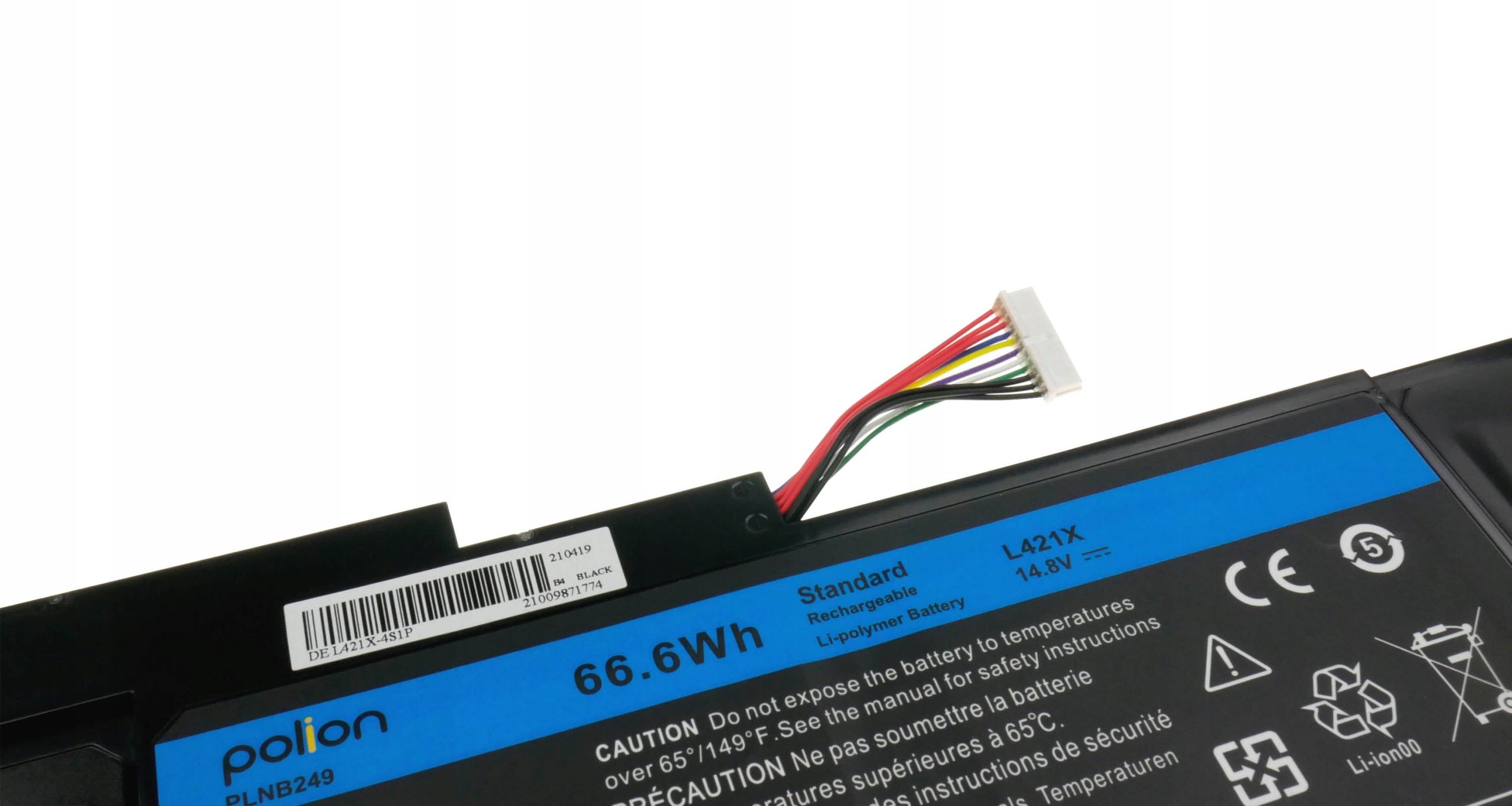 Baterie Polion 4RXFK pro notebooky XPS 14 L421x P30G P30G001 4500mAh