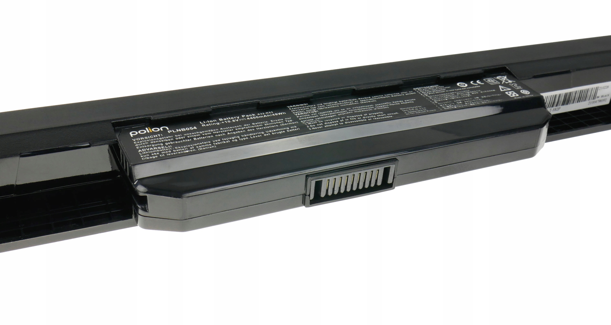 Baterie Polion A32-K53 pro notebooky ASUS A43 K43 A54 K53S K53SV X43 X53S X53T - 4400mAh 48Wh