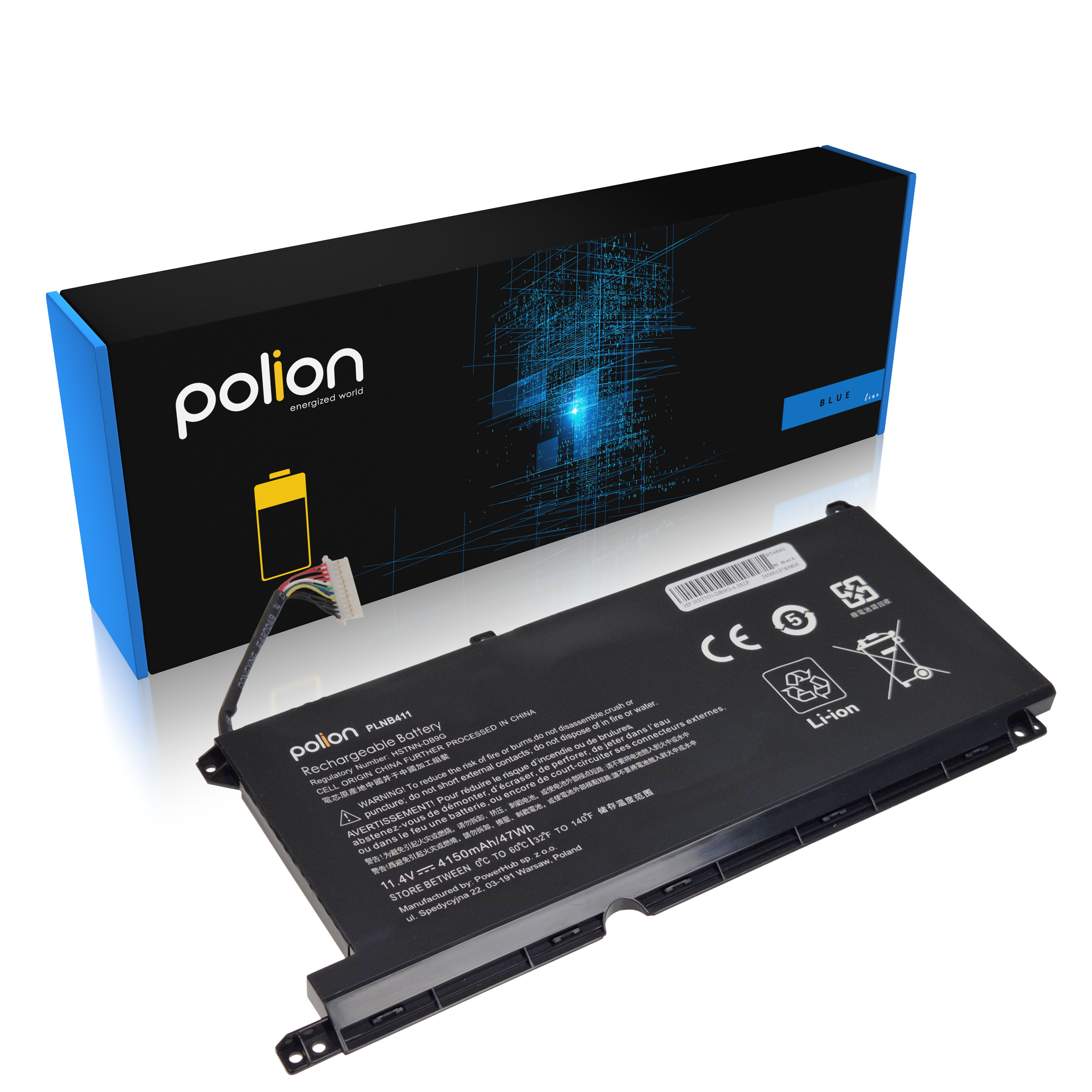 Baterie Polion PG03XL pro notebooky HP Spectre X360 15-AP - 4150mAh