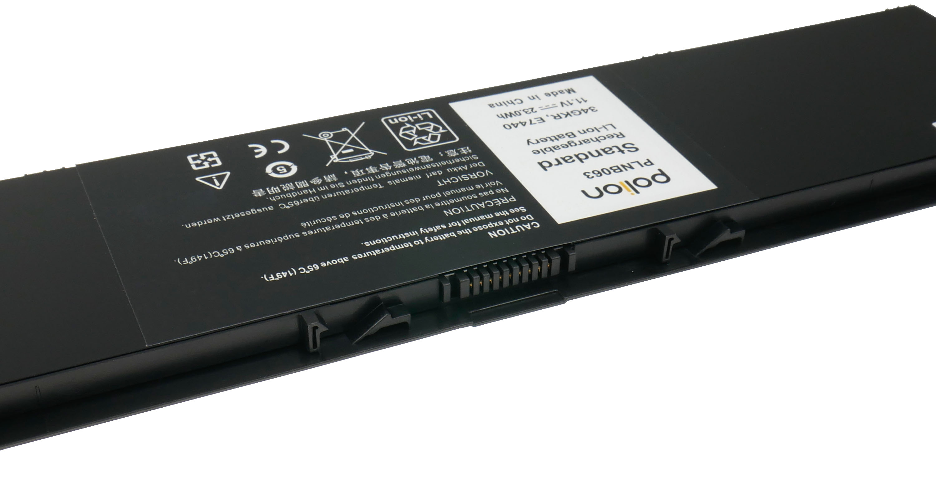 Baterie Polion V8XN3 pro notebooky DELL Latitude E7440 E7450 - 11.1V 2100mAh 23Wh