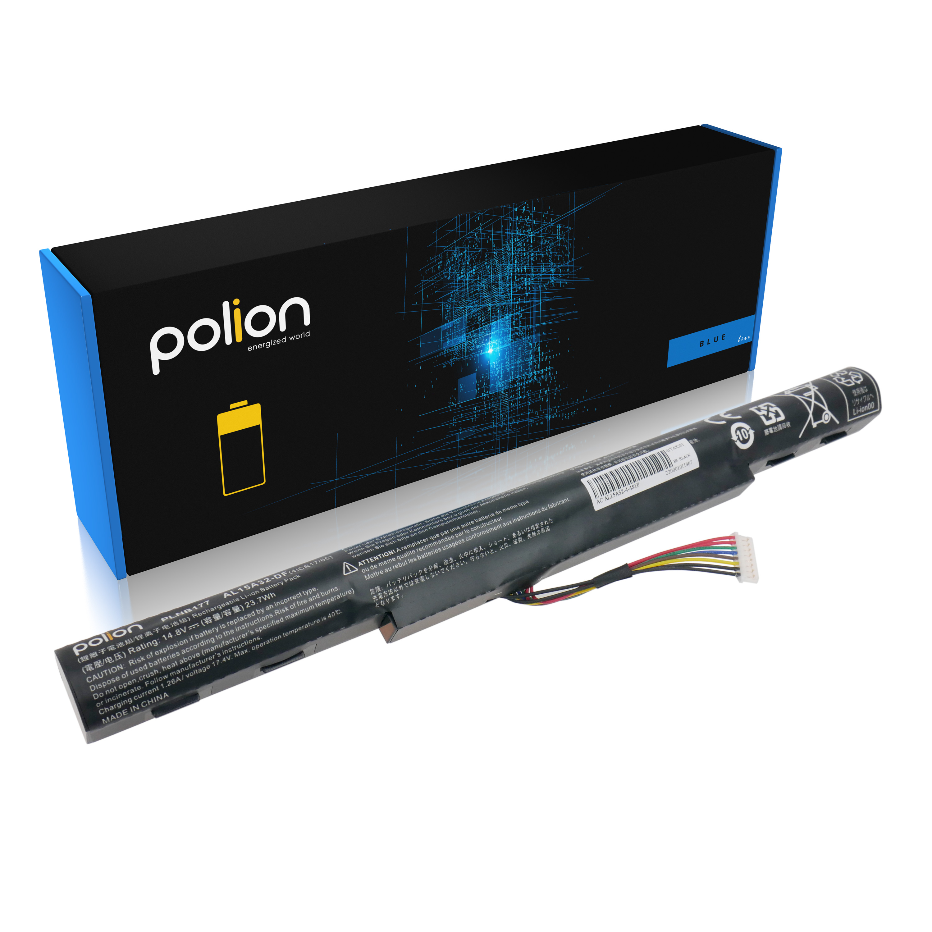 Baterie Polion AL15A32 pro notebooky ACER Aspire TravelMate 1600mAh