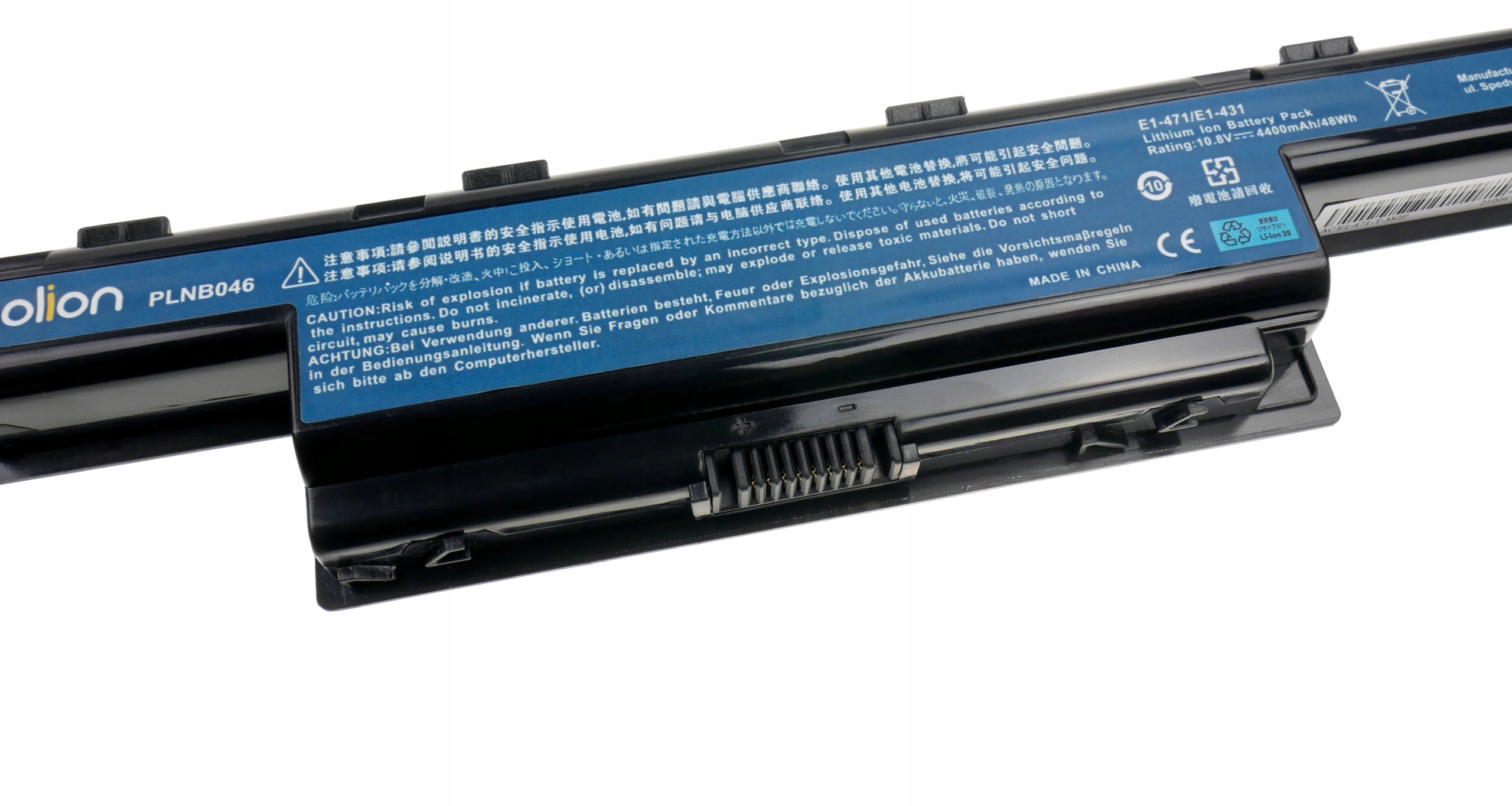 Baterie Polion AS10D31 pro notebooky ACER Aspire AS10D41 AS10D51 AS10D61 - 4400mAh 48Wh