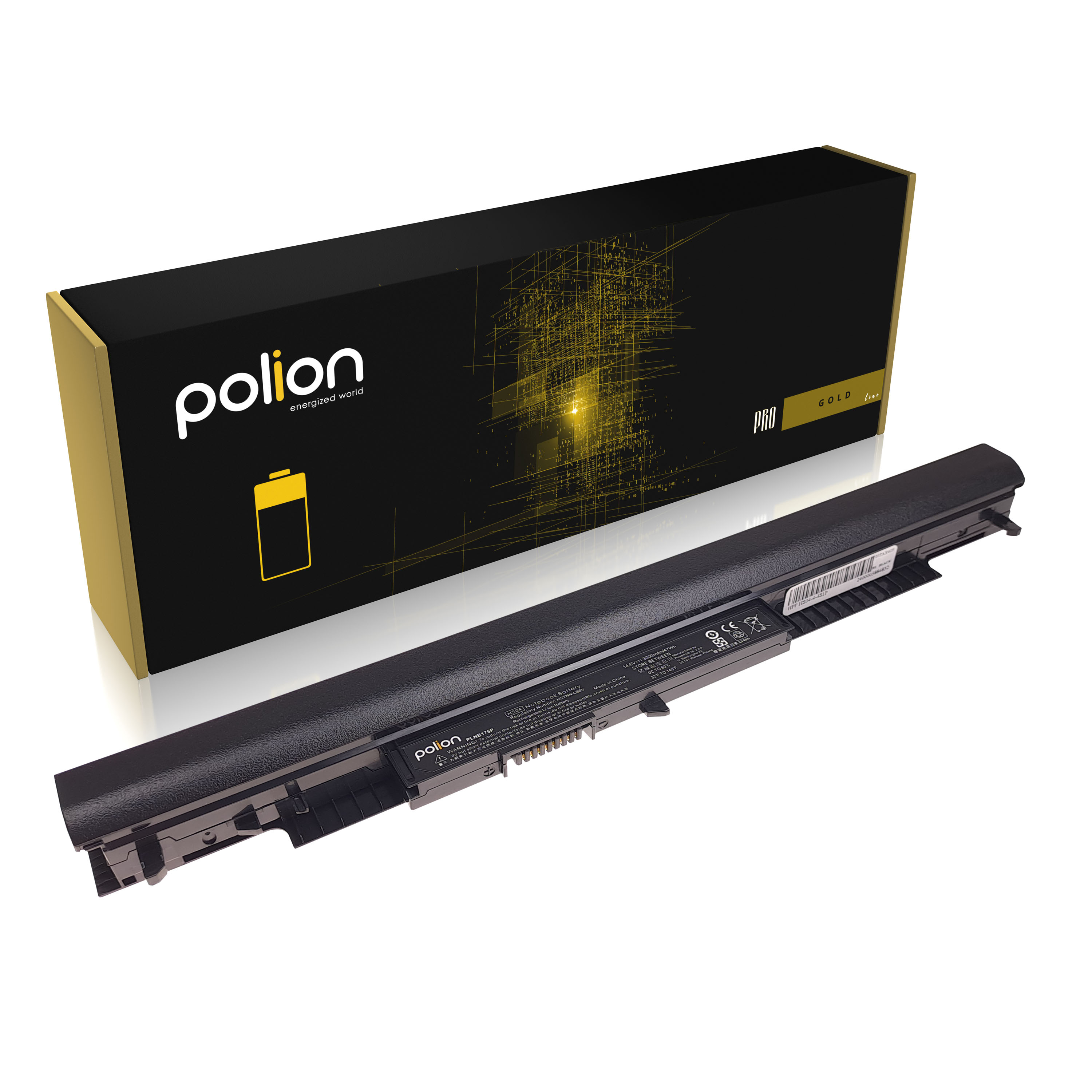 Baterie Polion HS04 pro notebooky HP HS03 HSTNN-LB6U HSTNN-LB6V - 14.6V 3200mAh 46Wh články LG