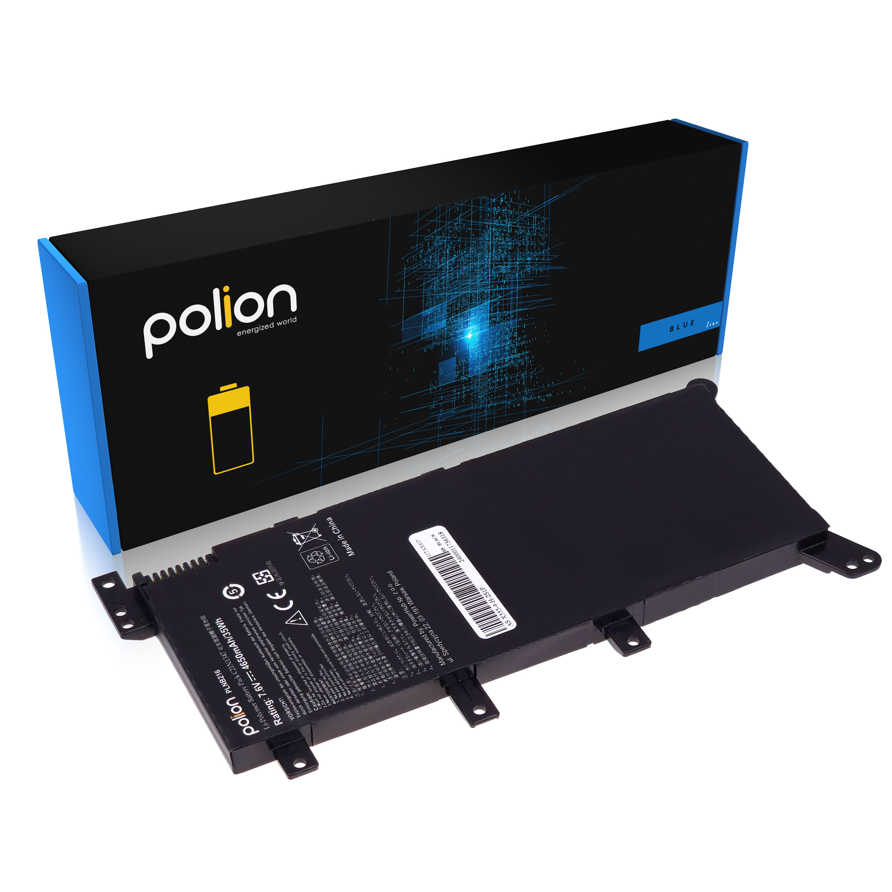 Baterie Polion C21N1347 pro notebooky ASUS A555 A555L A556UA F555L K555L R556 4650mAh