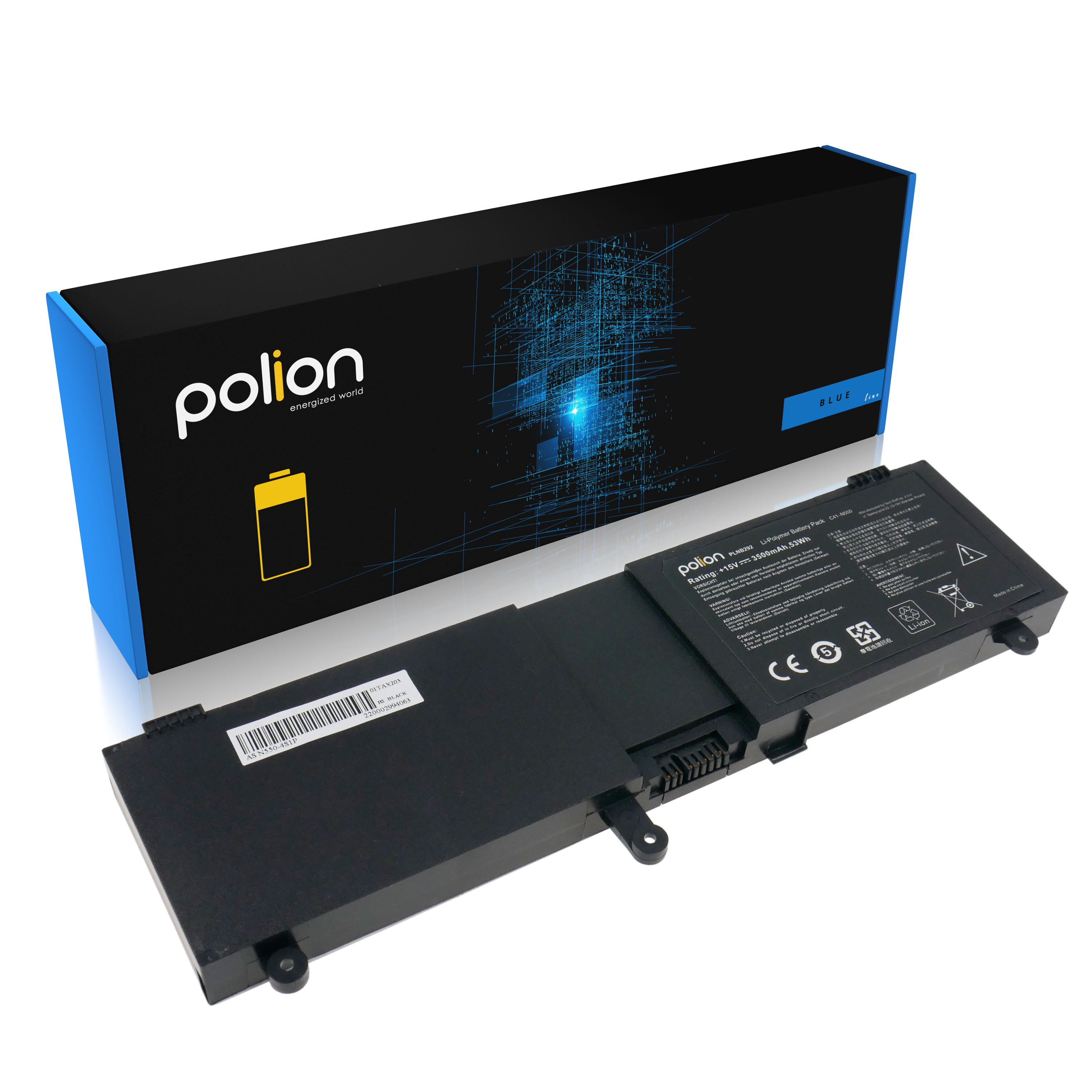 Baterie Polion C41-N550 pro notebooky ASUS N550 N550JK G550 G550JK 3500mAh